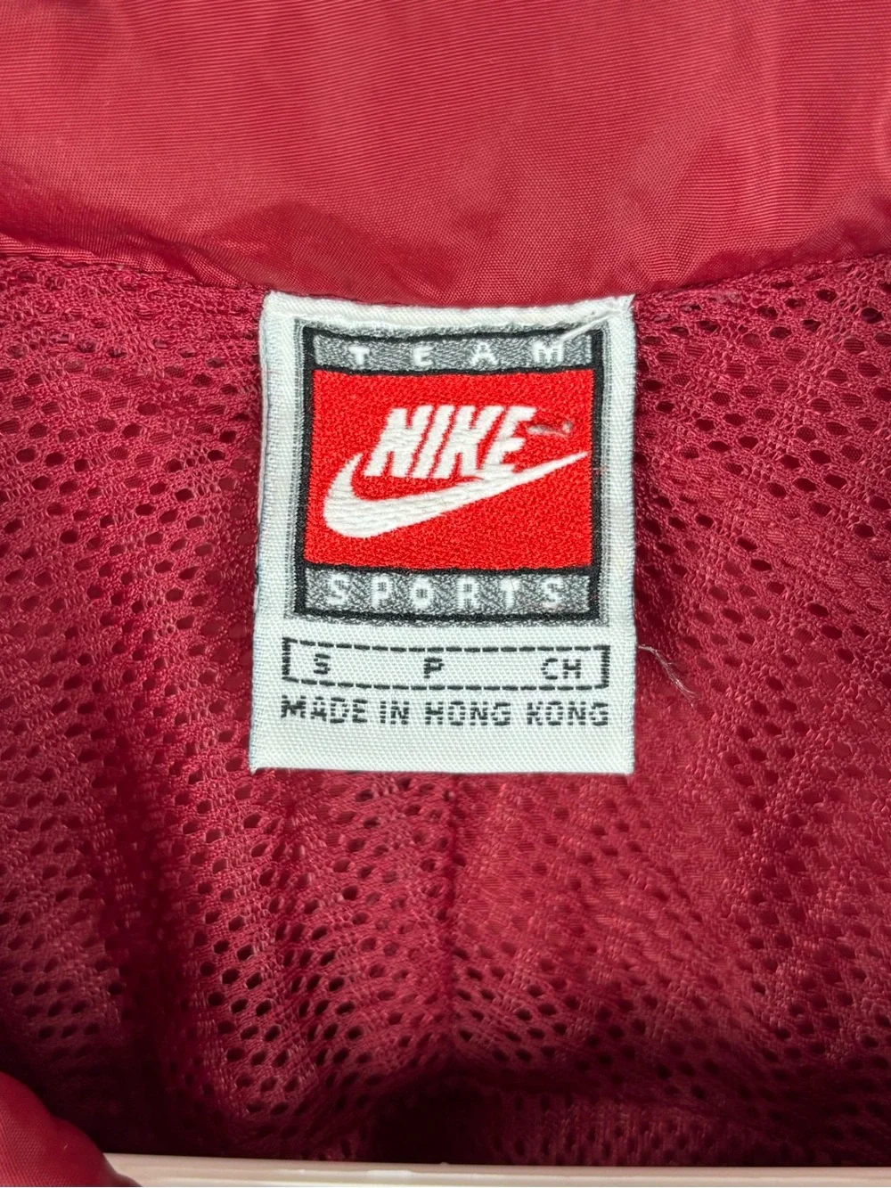 Vintage 90s Nike Team Alabama Crimson Tide Nylon Windbreaker zip Up Jacket Small